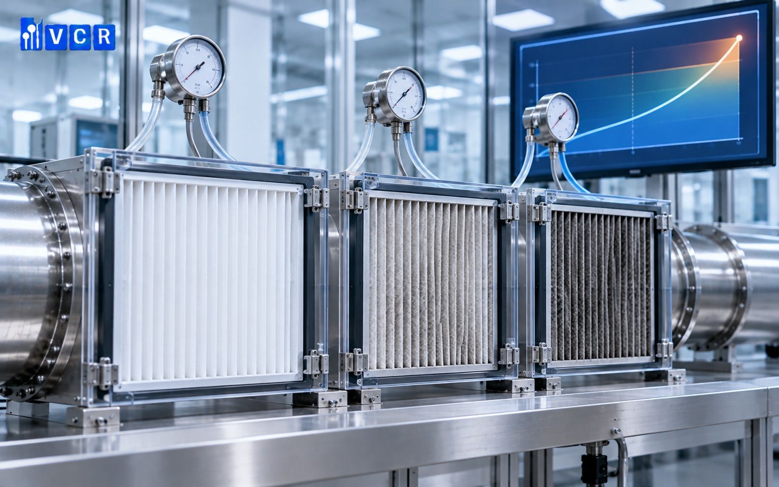 Chênh áp ban đầu, chênh áp cuối và vùng vận hành của Air Filter
