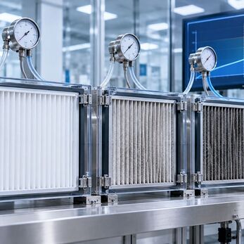 Chênh áp ban đầu, chênh áp cuối và vùng vận hành của Air Filter
