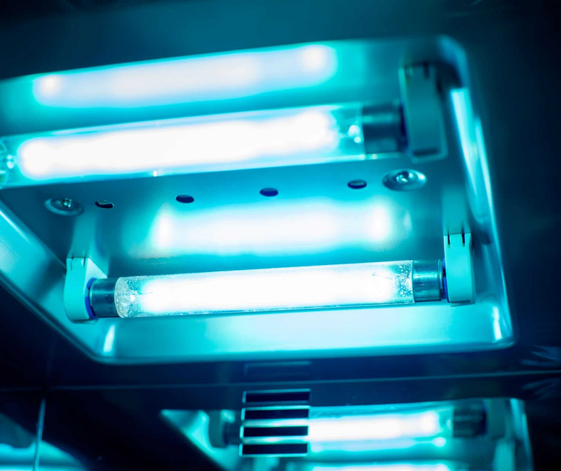 Sử dụng đèn UV diệt khuẩn trong phòng sạch cùng Air Filter