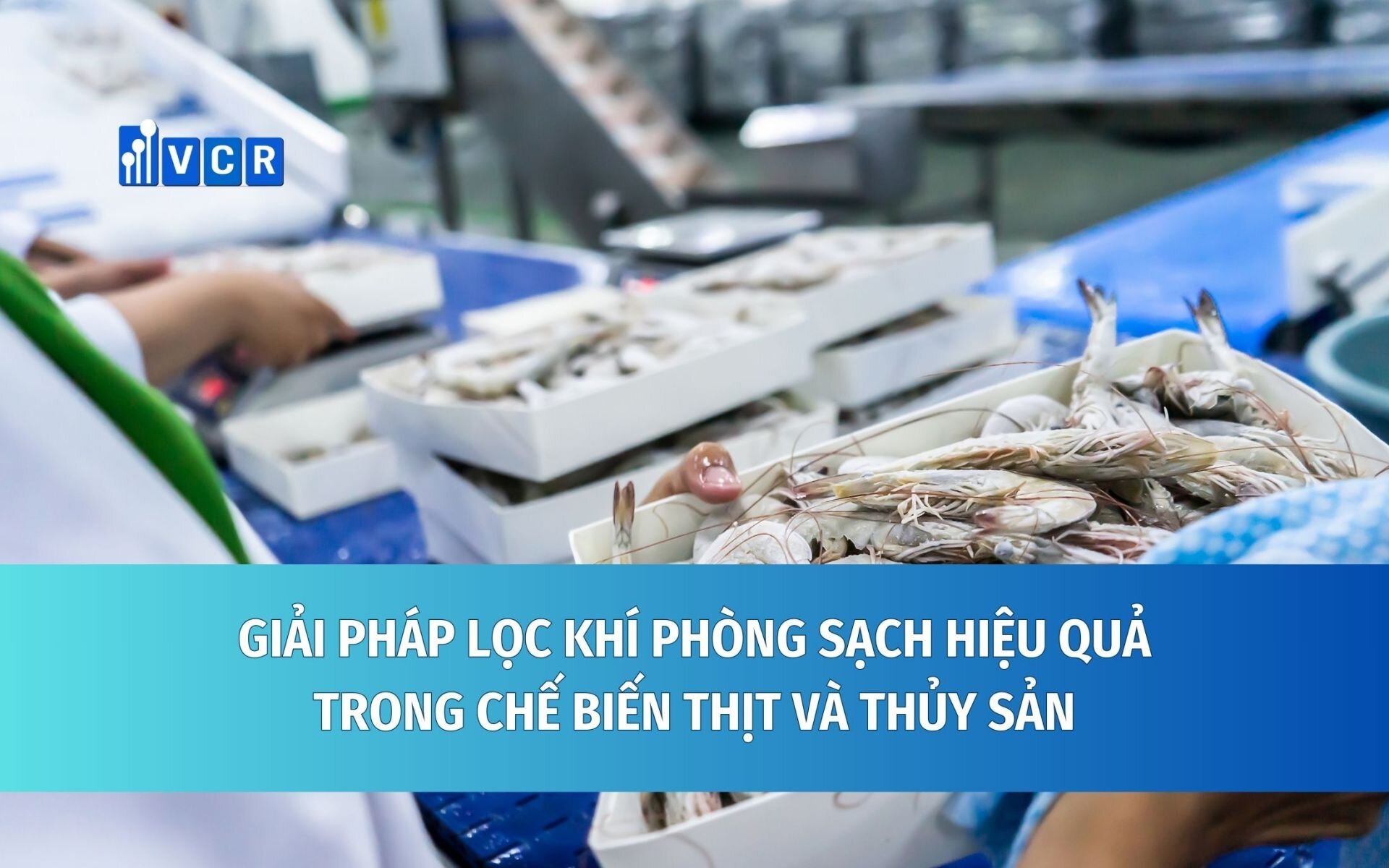 Hệ thống lọc khí trong chế biến thịt và thủy sản